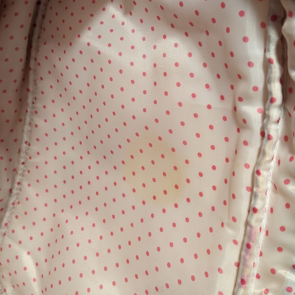 Vintage Terry Cloth Bag with Bamboo Handles - Picture 7 of 9